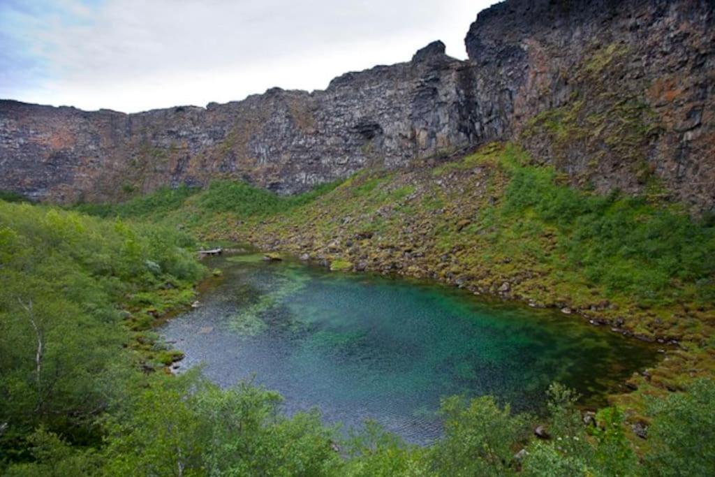 Villa Cabin In The Lava. Near Husavik Skogar  Exterior foto